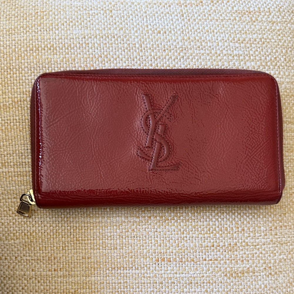 Saint Laurent Red Wallet